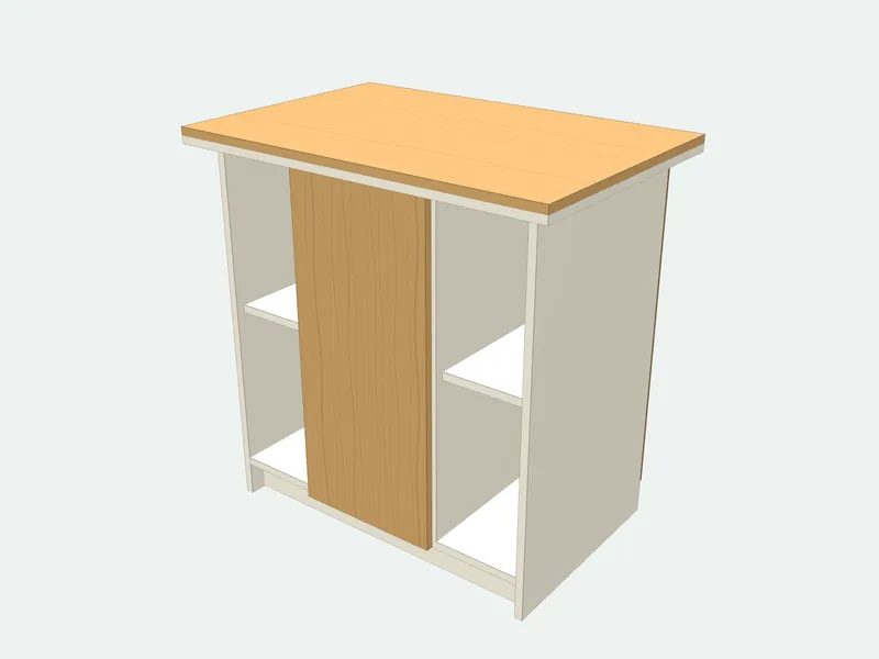 Router table plan in 3D